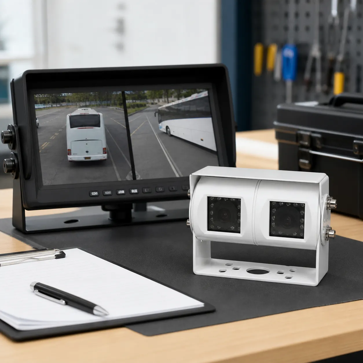 Vehicle Reversing Camera in use