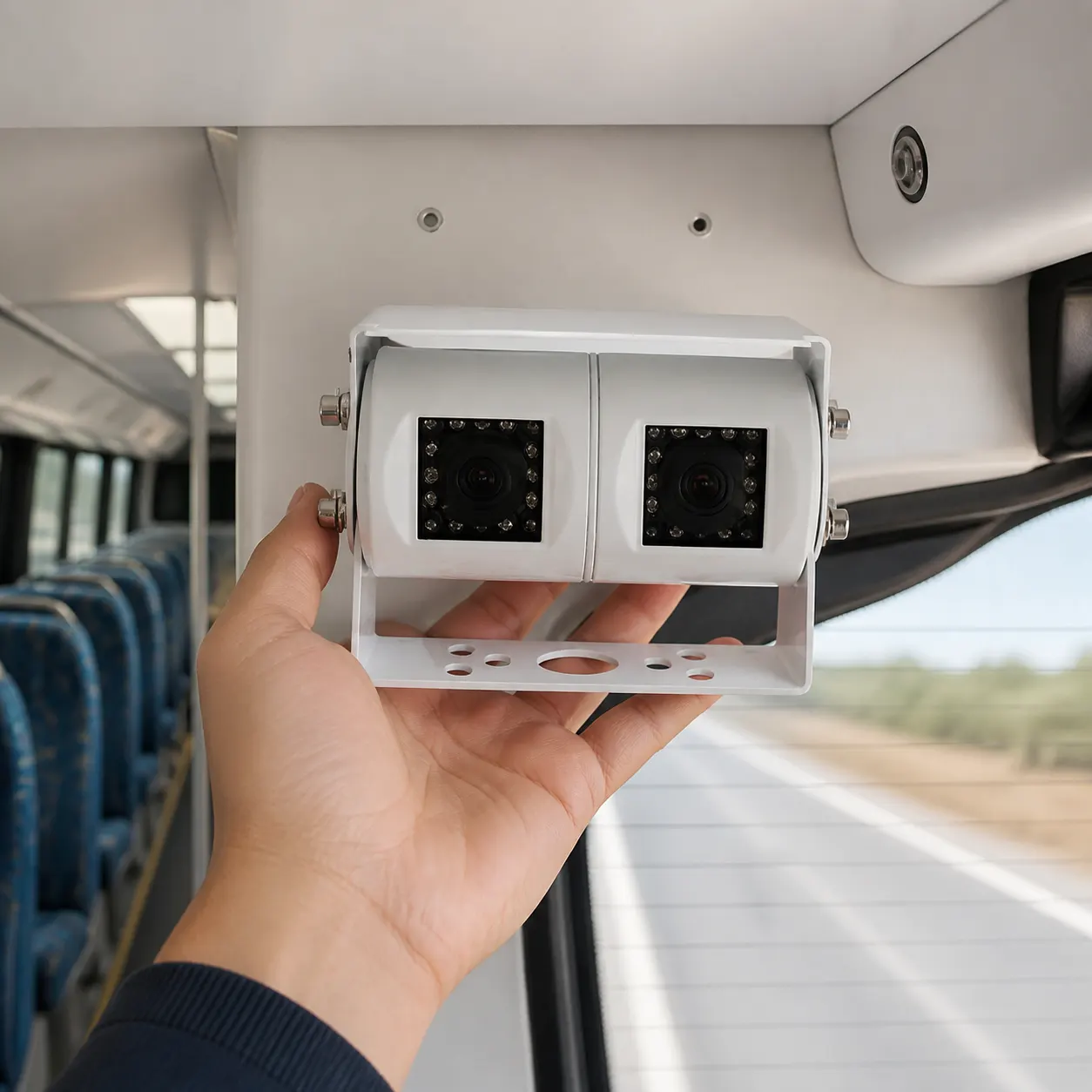 Vehicle Reversing Camera in use